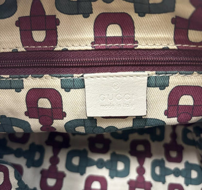 GUCCI cream abbey D shoulder bag