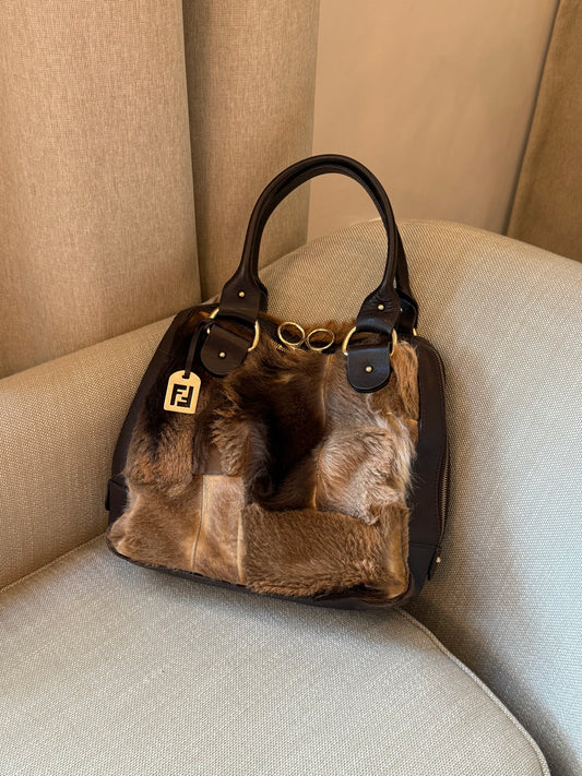 FENDI fur handbag