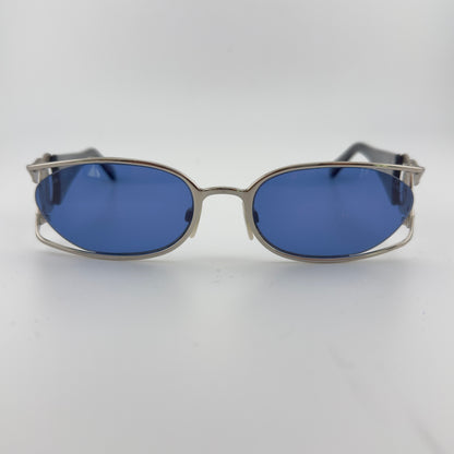 CHANEL CC blue chrome sunglasses 4023