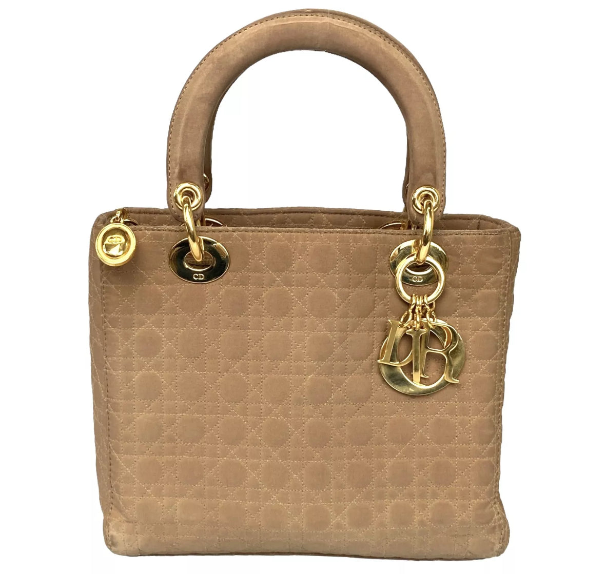 DIOR lady Dior canvas handbag