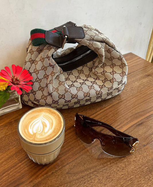 GUCCI monogram hobo bag