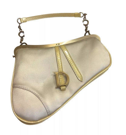 DIOR mini silk saddle bag