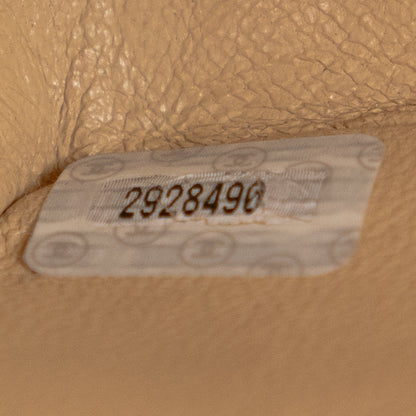 CHANEL top handle lambskin flap bag