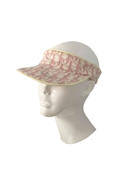 DIOR pink monogram visor