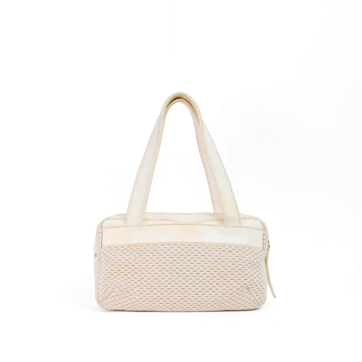 CHANEL lax crochet bowler bag