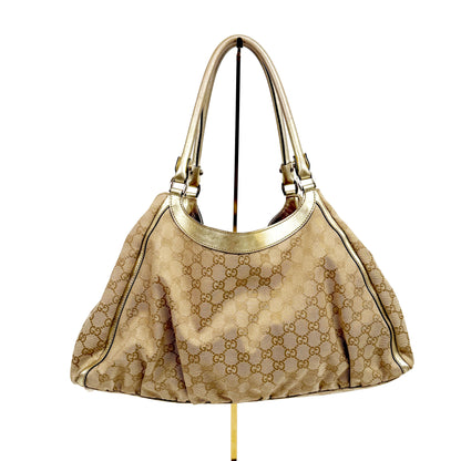 GUCCI gold abbey shoulder bag