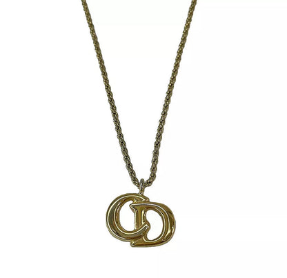 DIOR gold CD necklace