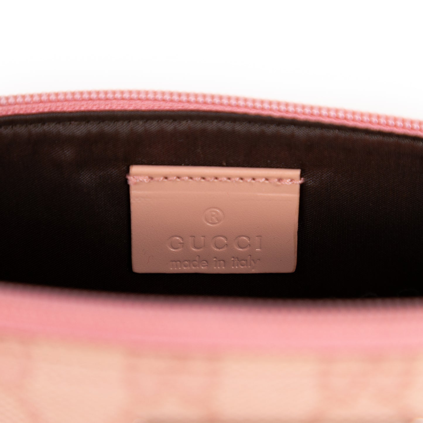 GUCCI boat pink hand bag