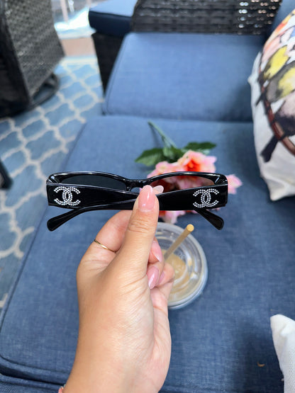 Chanel 3096-c rhinestone sunglasses