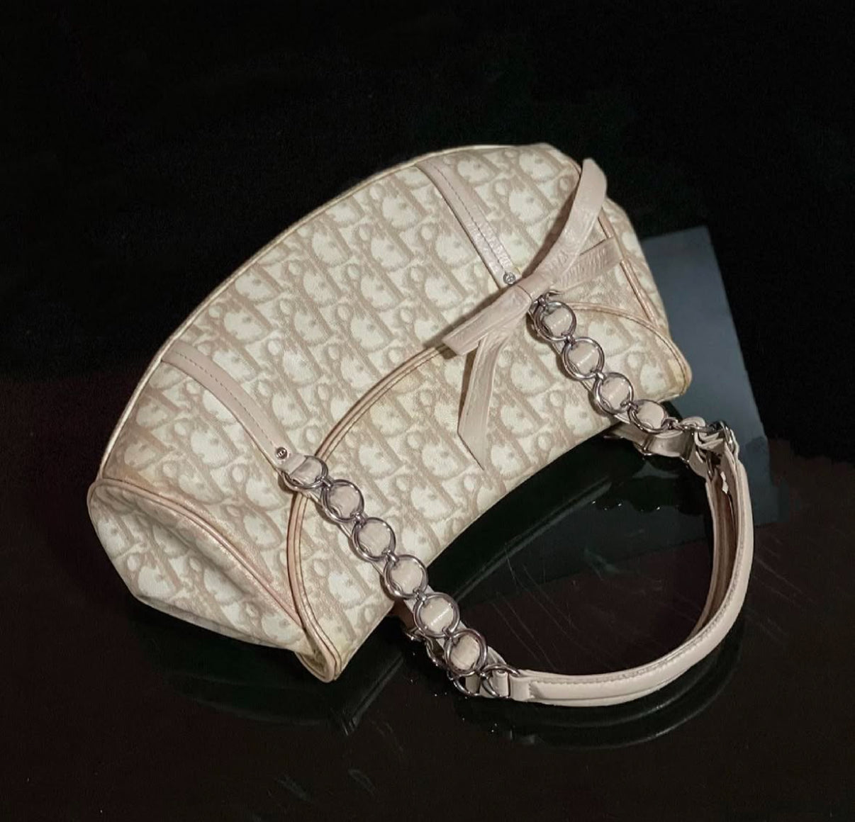 DIOR beige romantique handbag