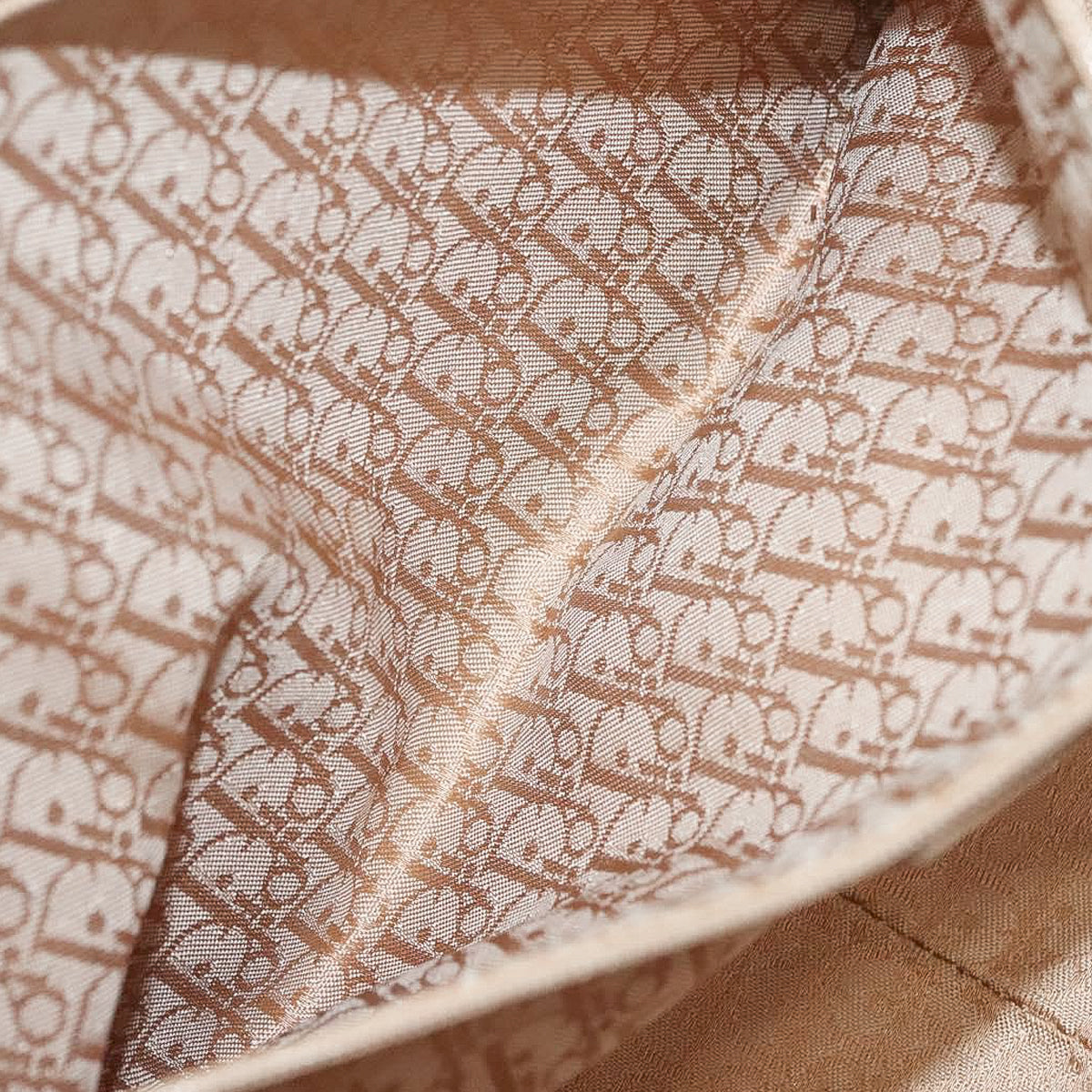DIOR cream saint germaine leather flap bag
