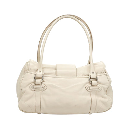 DIOR cream saint germaine leather flap bag