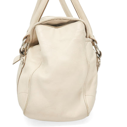 DIOR cream saint germaine leather flap bag