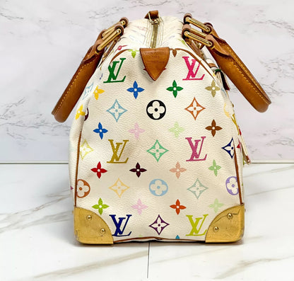 LOUIS VUITTON x Takashi Murakami multicolor speedy 30