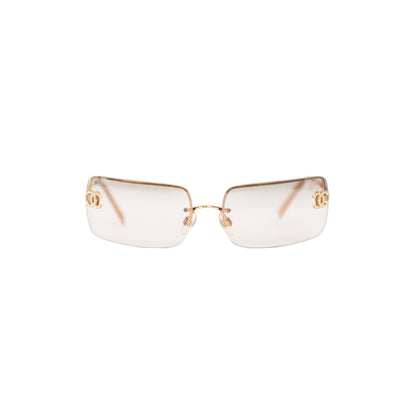 CHANEL 4104-b crystal sunglasses