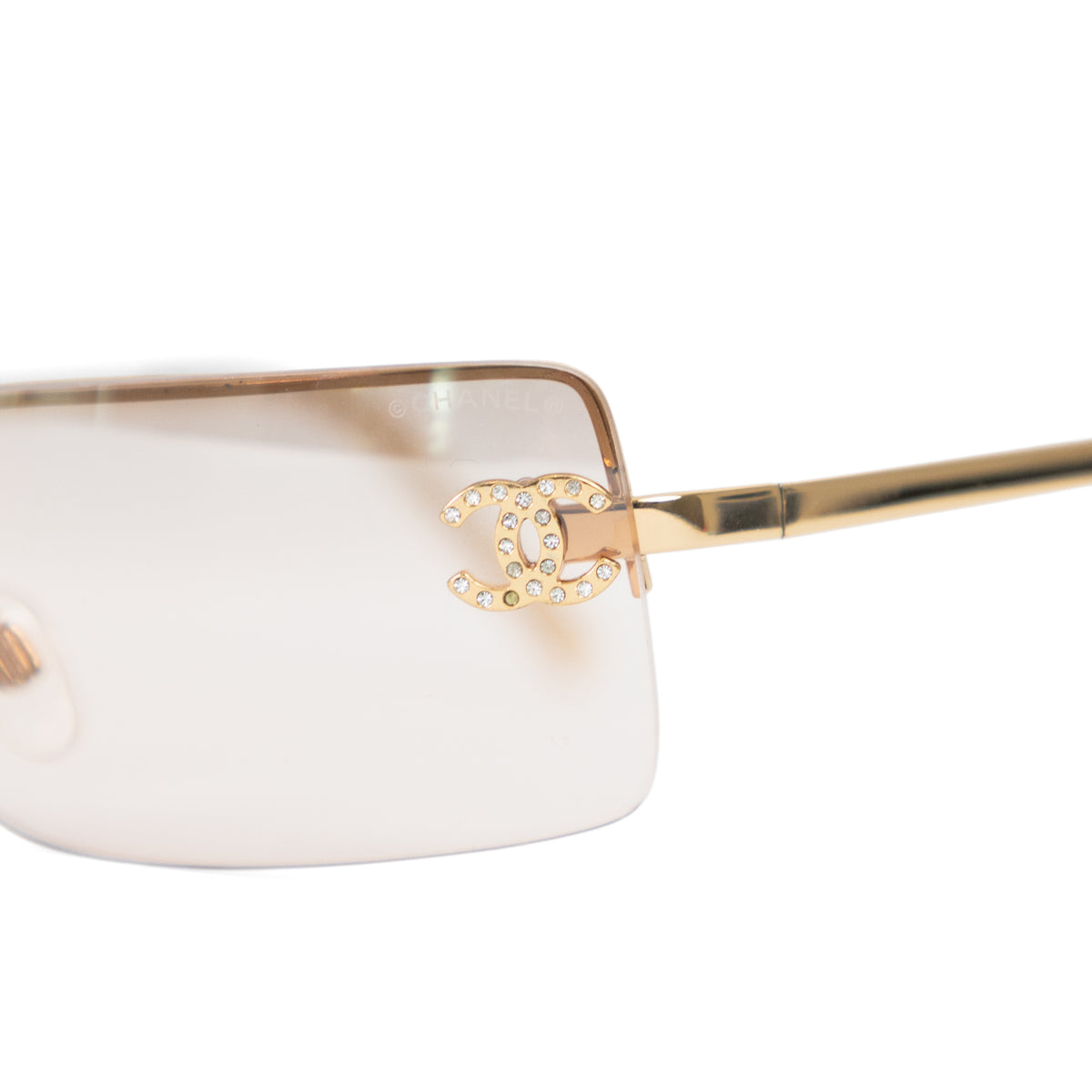 CHANEL 4104-b crystal sunglasses