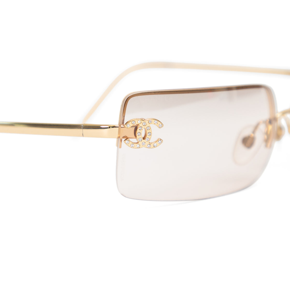 CHANEL 4104-b crystal sunglasses