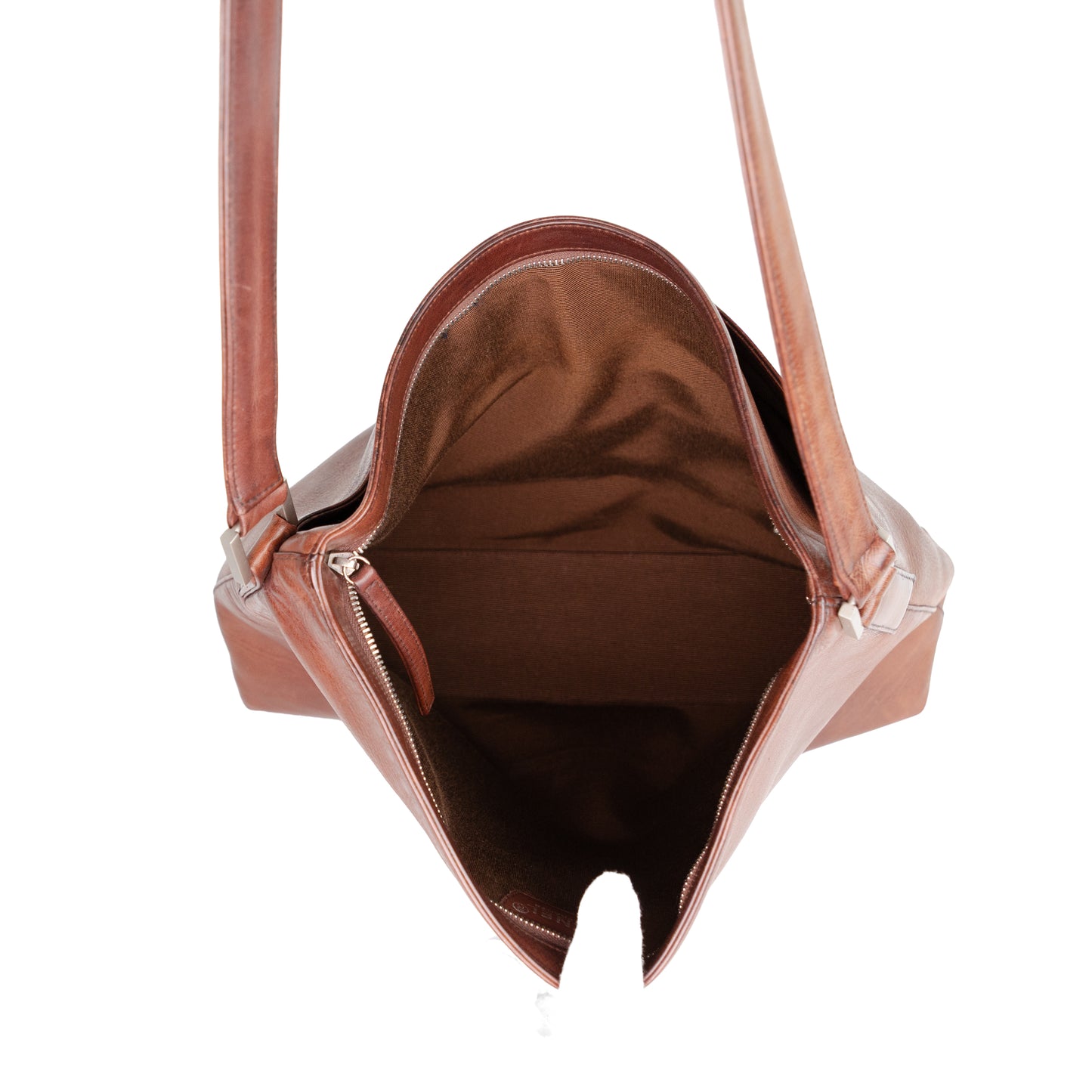 CHANEL brown leather tote