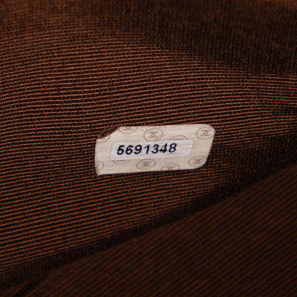 CHANEL brown leather tote