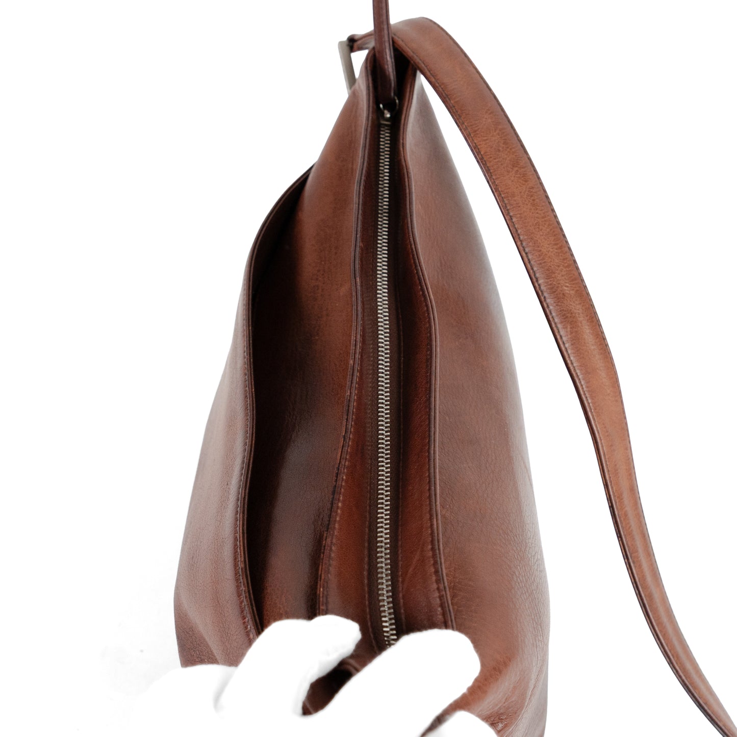 CHANEL brown leather tote