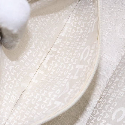 CHANEL cream matelasse lambskin accordion shoulderbag