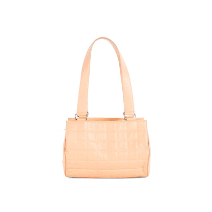 CHANEL chocolate bar barrel bag