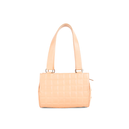 CHANEL chocolate bar barrel bag
