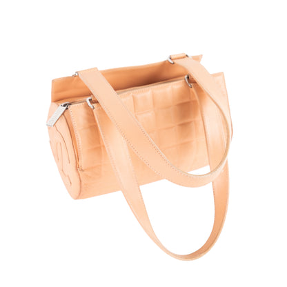CHANEL chocolate bar barrel bag