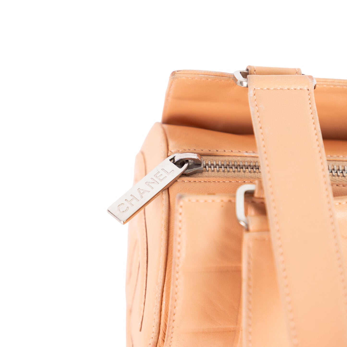 CHANEL chocolate bar barrel bag