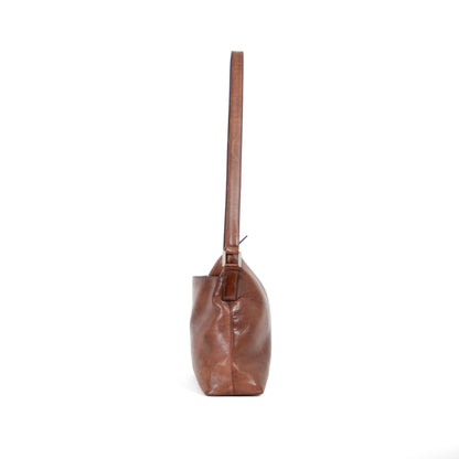 CHANEL brown leather tote