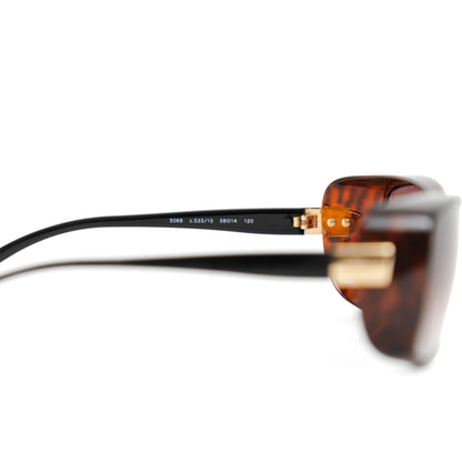 CHANEL 5068 tortoiseshell sunglasses