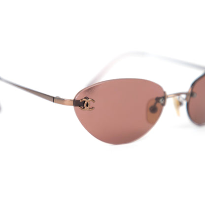 CHANEL 4003 maroon sunglasses