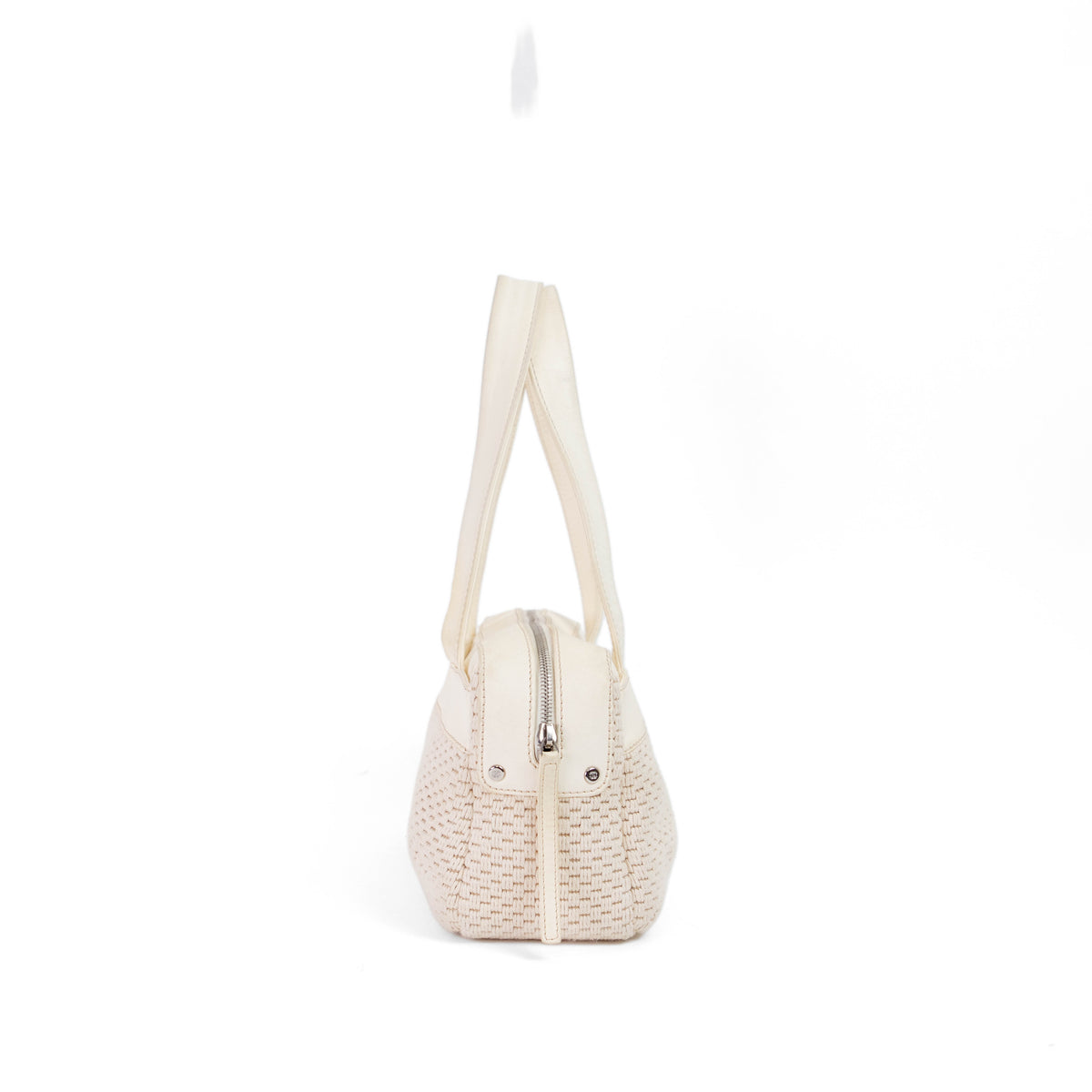 CHANEL lax crochet bowler bag