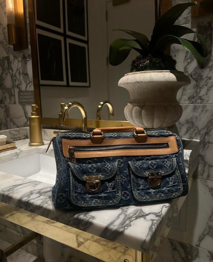 LOUIS VUITTON denim neo speedy