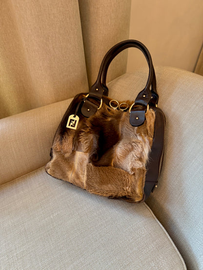 FENDI fur handbag