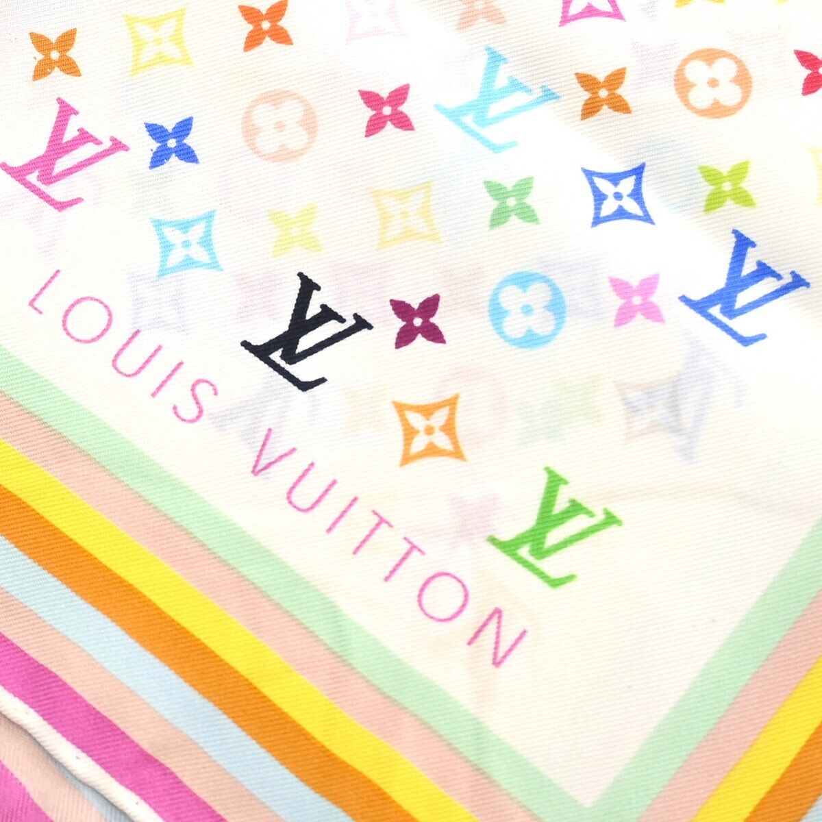 LOUIS VUITTON multicolor murakami scarf