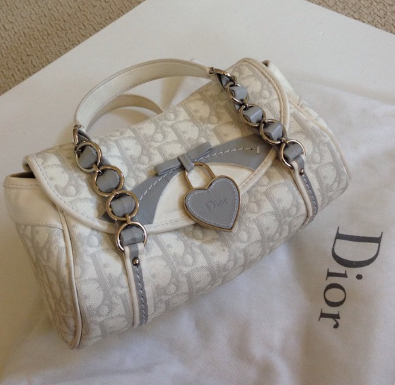 DIOR x John galliano romantique trotter shoulder bag