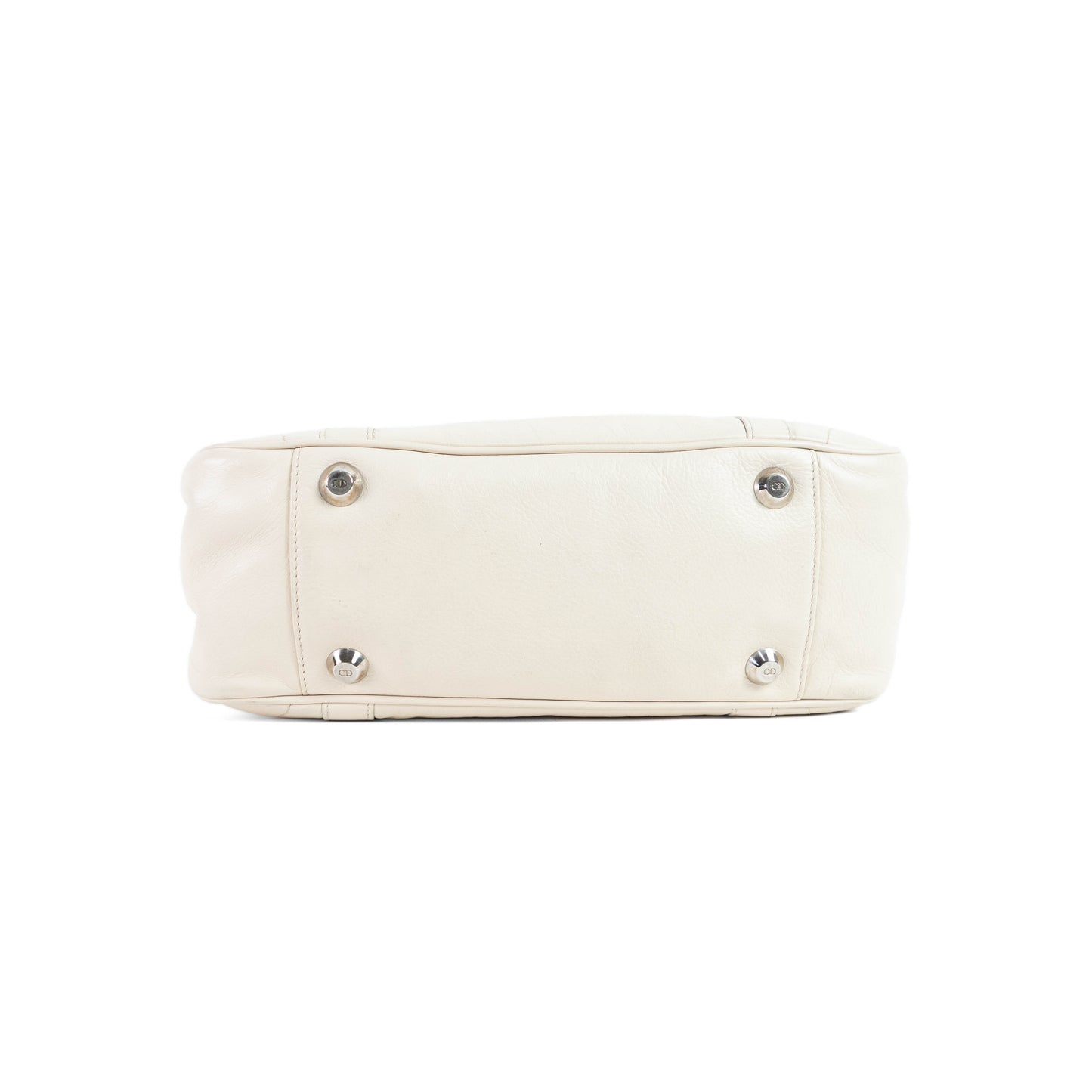 DIOR cream saint germaine leather flap bag