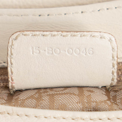 DIOR cream saint germaine leather flap bag
