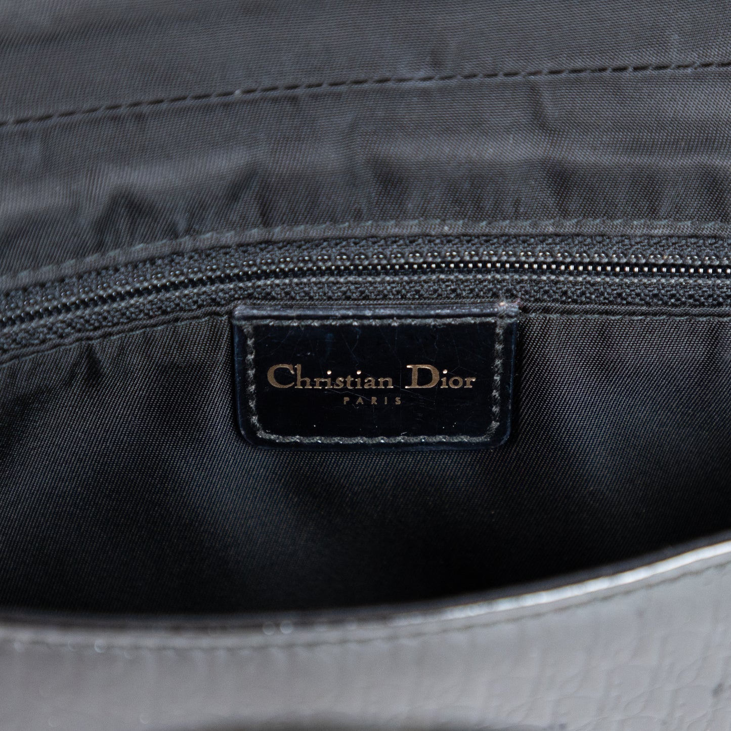 DIOR black diorissimo malice bag