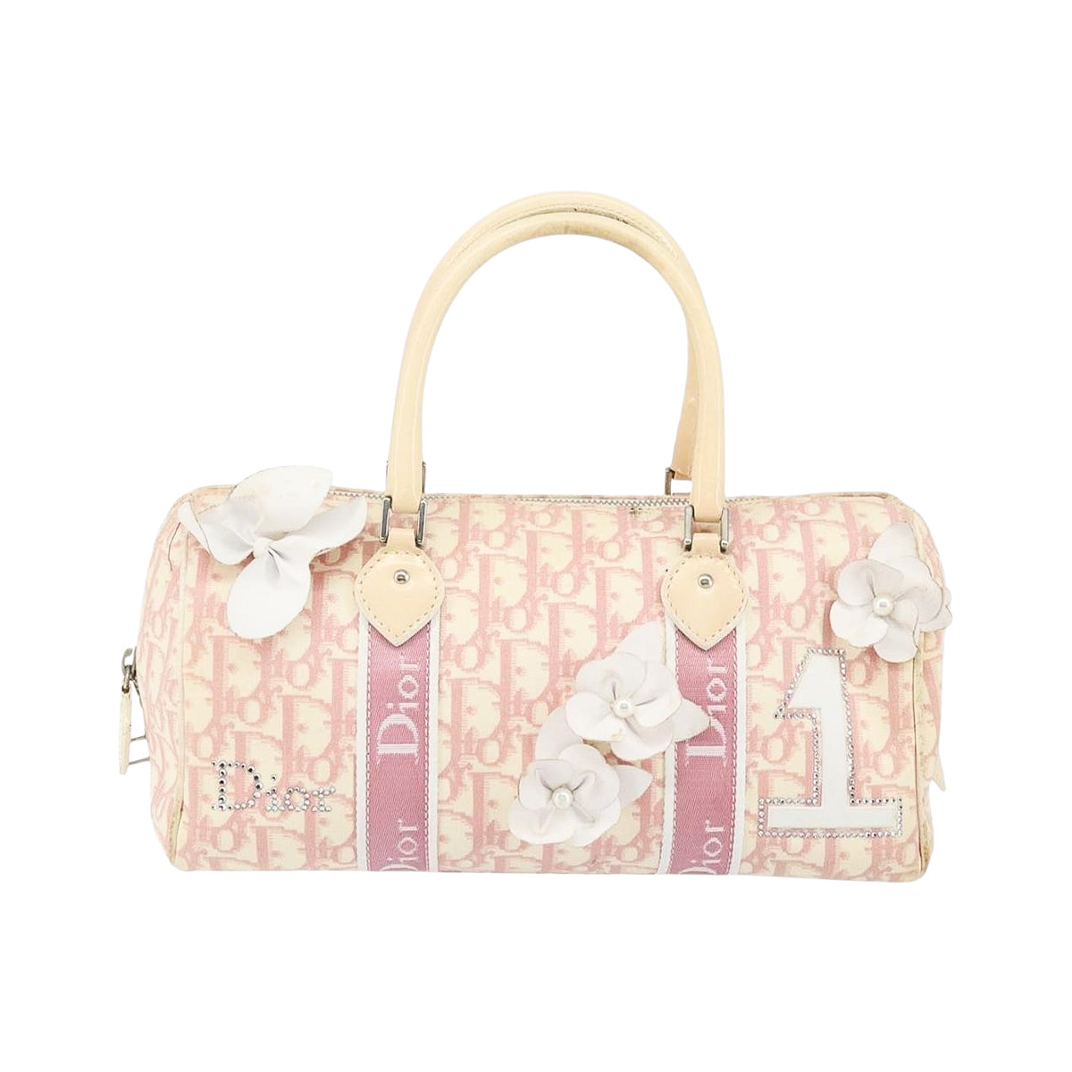 DIOR x John Galliano pink trotter Boston bag