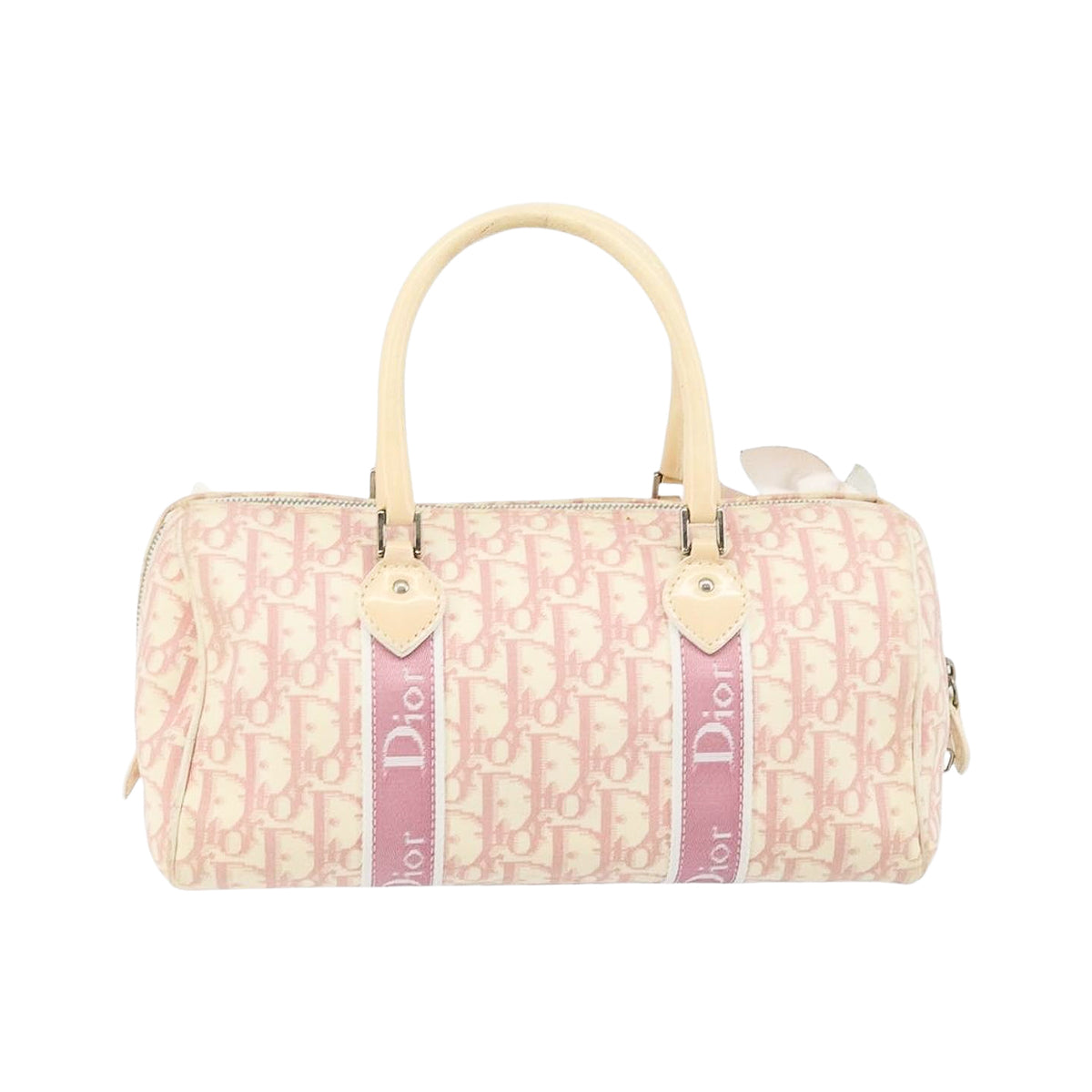 DIOR x John Galliano pink trotter Boston bag