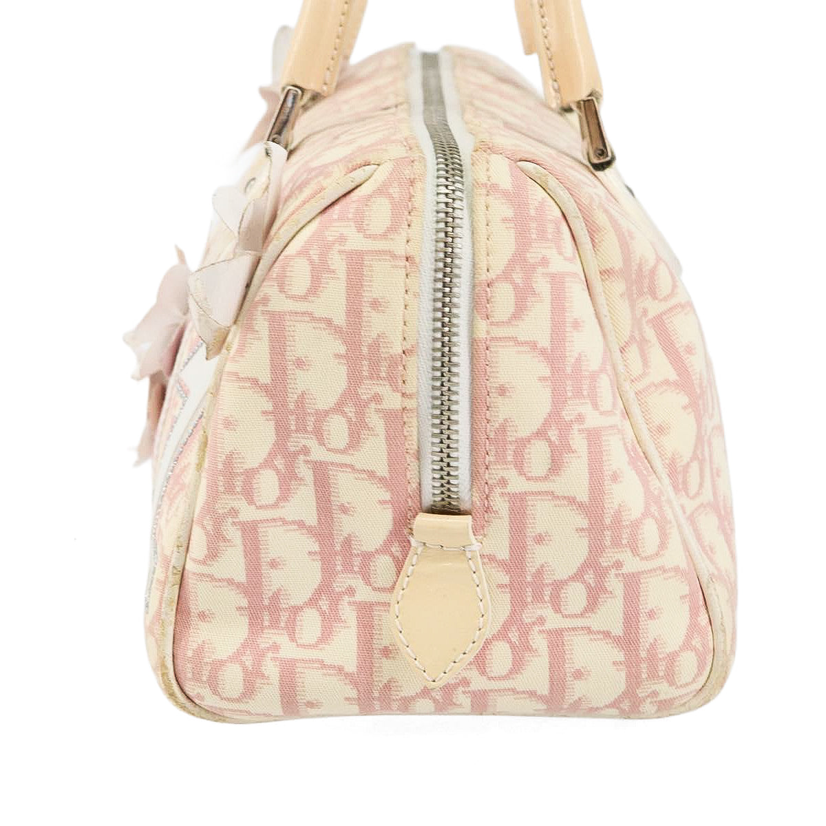 DIOR x John Galliano pink trotter Boston bag