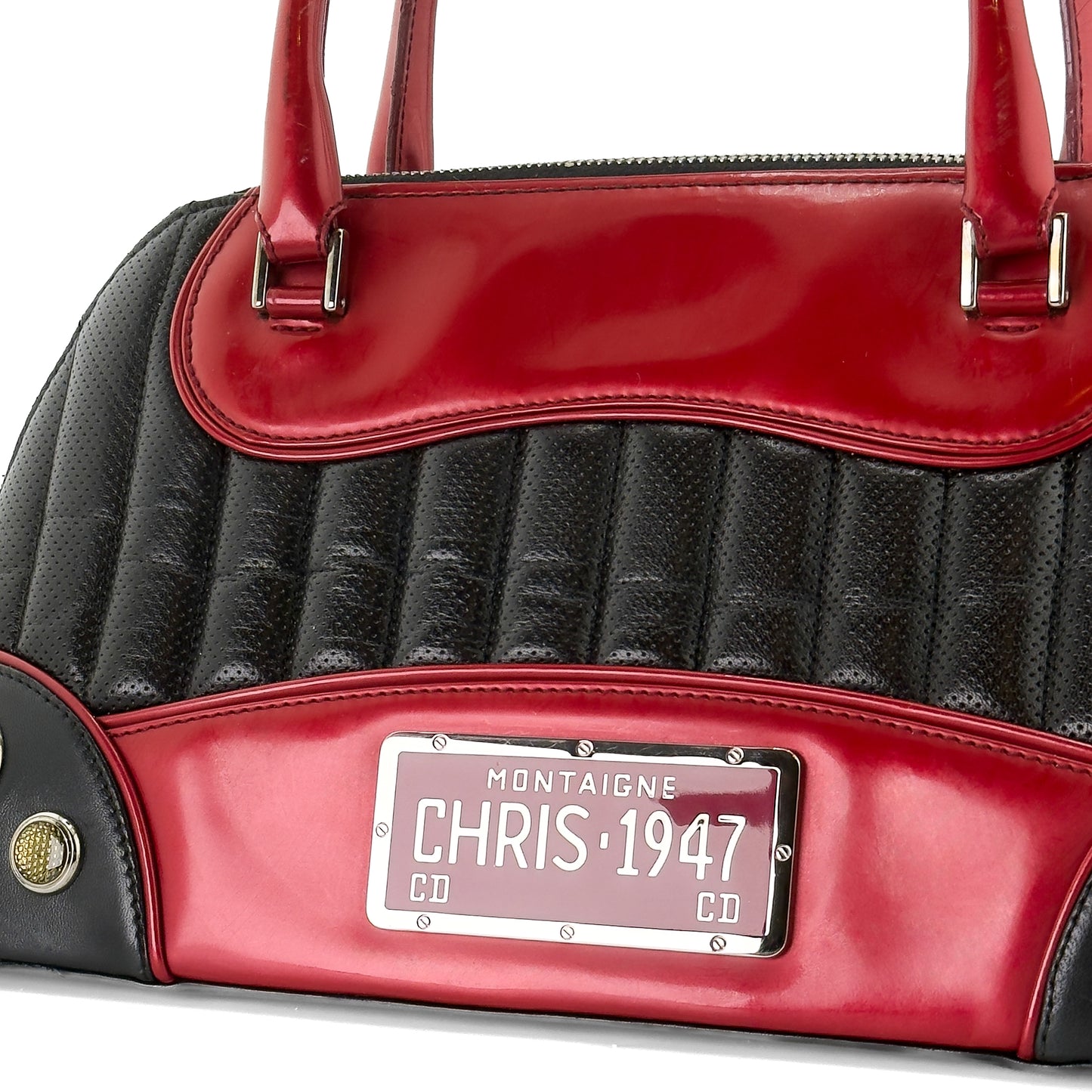 DIOR montaigne cadillac leather handbag