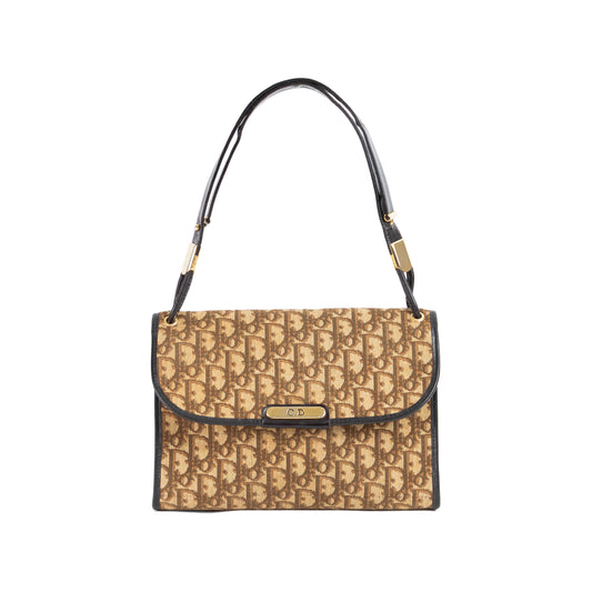 DIOR brown monogram trotter handbag