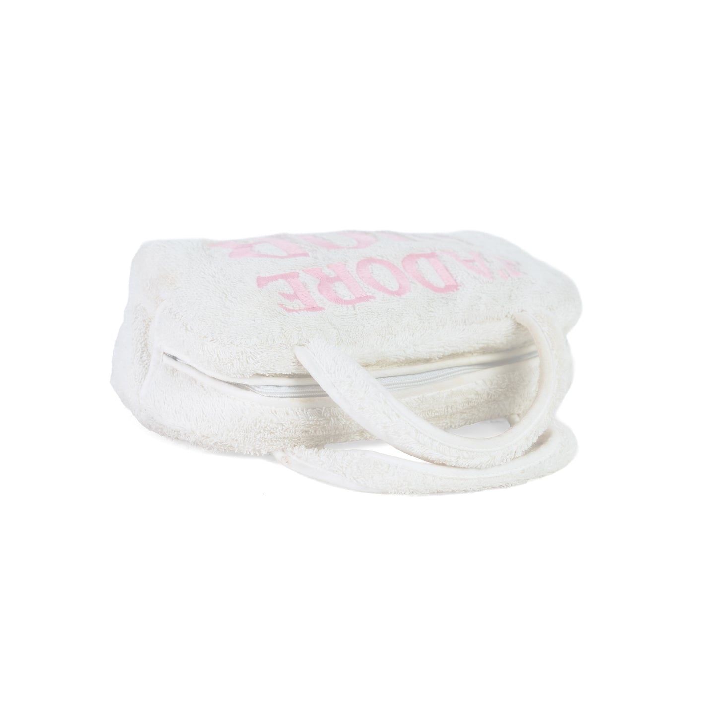DIOR "j'adore dior" terry cloth bag