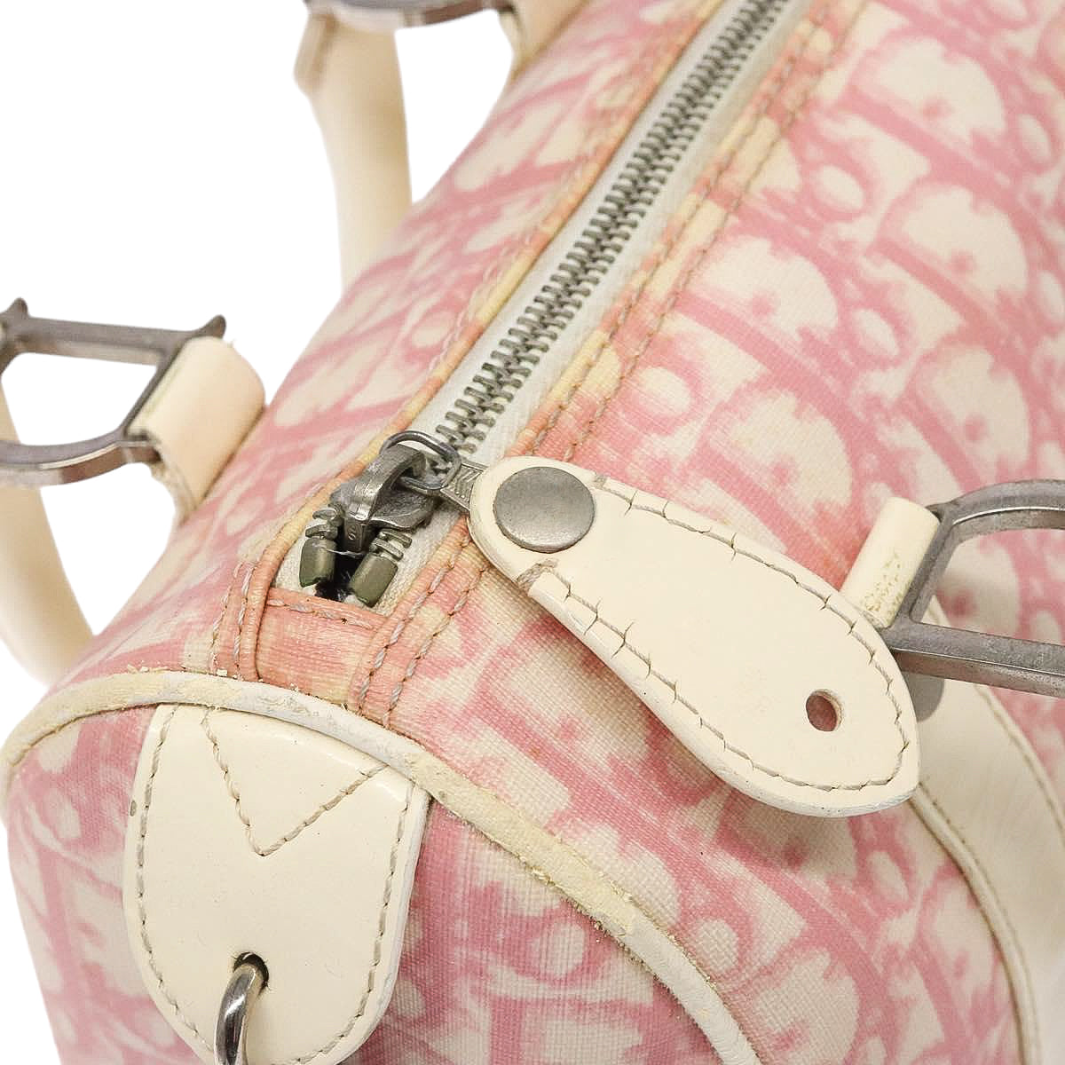 DIOR x John Galliano pink trotter Boston bag