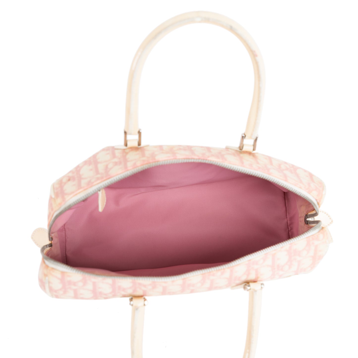 DIOR x John Galliano pink trotter Boston bag