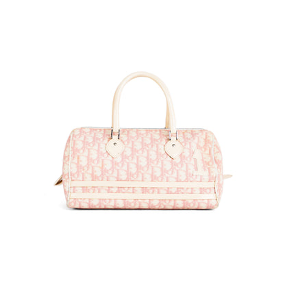 DIOR x John Galliano pink trotter Boston bag