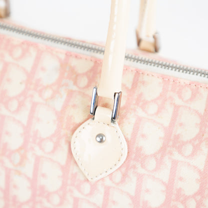 DIOR x John Galliano pink trotter Boston bag